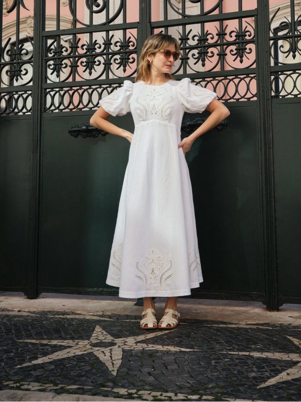 Boden Empire Broderie Tea Dress- NWT Sz 4R